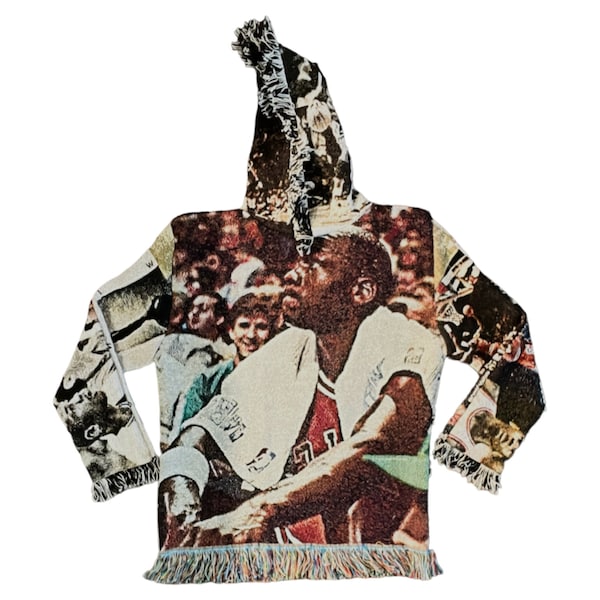 Custom Tapestry Hoodie with Tassels