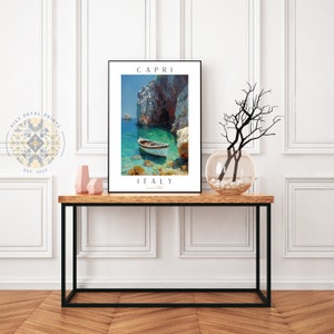 Capri print Amalfi coast Italy wall art downloadable print italy aesthetic capri wall art amalfi coast print capri photography italian beach