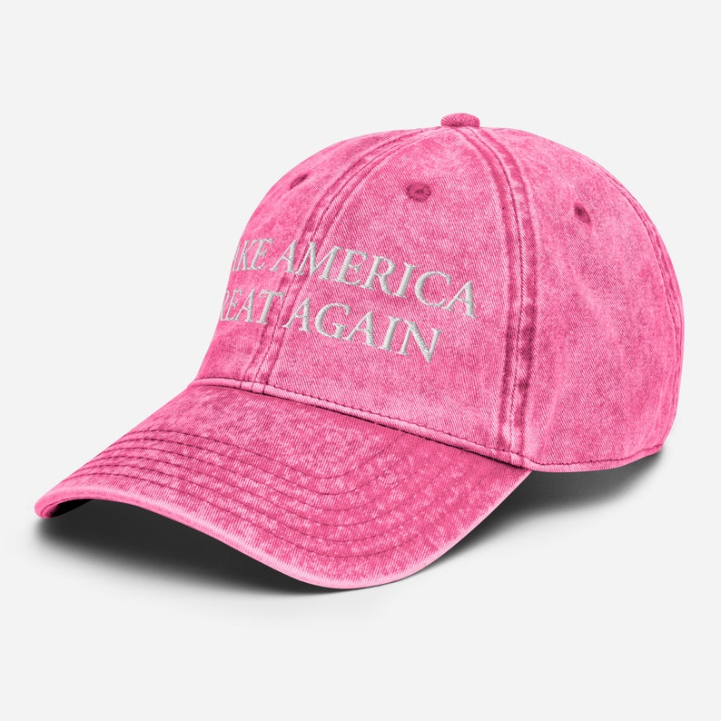 PINK MAGA Vintage Cotton Twill Cap