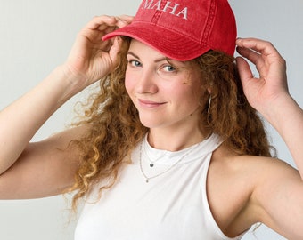 MAHA, Make America Healthy Again, RFK,  Vintage Cotton Twill Cap