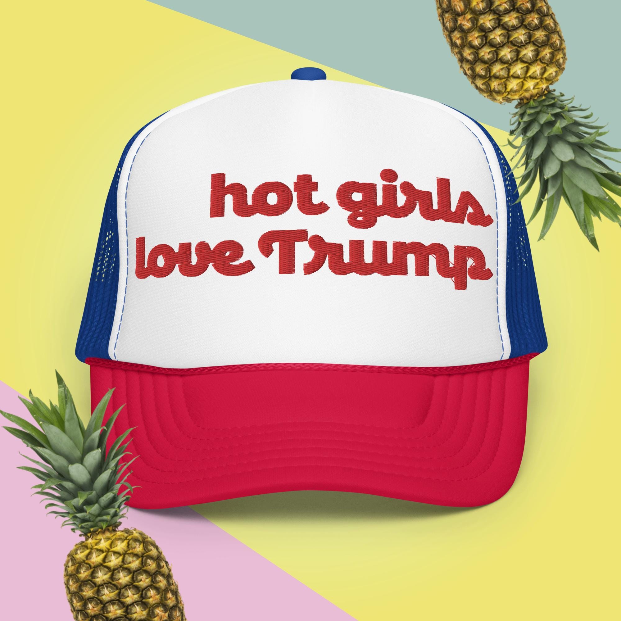 Trump Girl Snapback Trucker Hat TRUMP GIRL SOCIAL CLUB TRUCKER HAT - UNCOMMON REIGN main image 3
