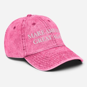 PINK MAGA Vintage Cotton Twill Cap