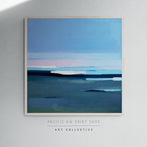 Wickaninnish Beach, Océano Pacífico, Surf, Mar, Arte PNW, Pintura, Descarga Digital, Wick_001