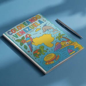 Coloreando Venezuela – Libro para Colorear Infantil (23 páginas) – Kids Coloring Book (23 Pages)