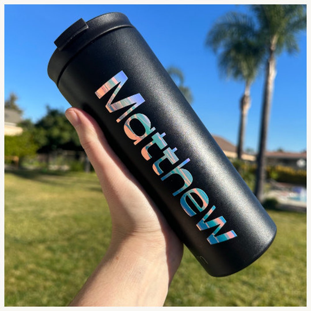 Personalized Vinyl Decal Custom Decal Name Label Water Bottle Stanley ...