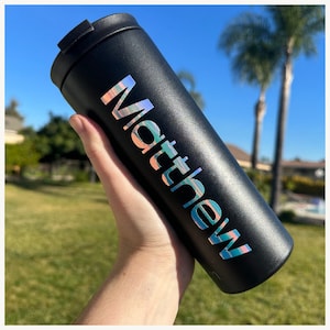 Personalized Vinyl Decal Custom Decal Name Label Water Bottle Stanley Decal customized accessory