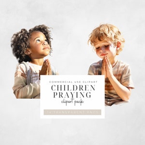 Kinder beten Clipart, religiös, hingebungsvolle transparente PNGs, Gott, Sonnenstrahlen, digitale Projekte, Scrapbooking, druckbar, kommerzielle Nutzung