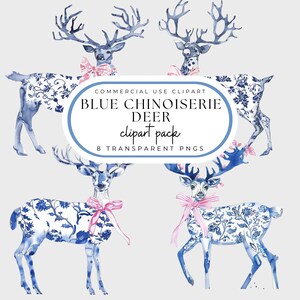 Chinoiserie-rendier, png, clipartpakket, aquarel toile, Grand Millennial-stijl, preppy, roze strik. Commercieel gebruik