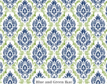 Ikat Texture Clipart: Seamless Pattern Digital Paper (12"x 12")