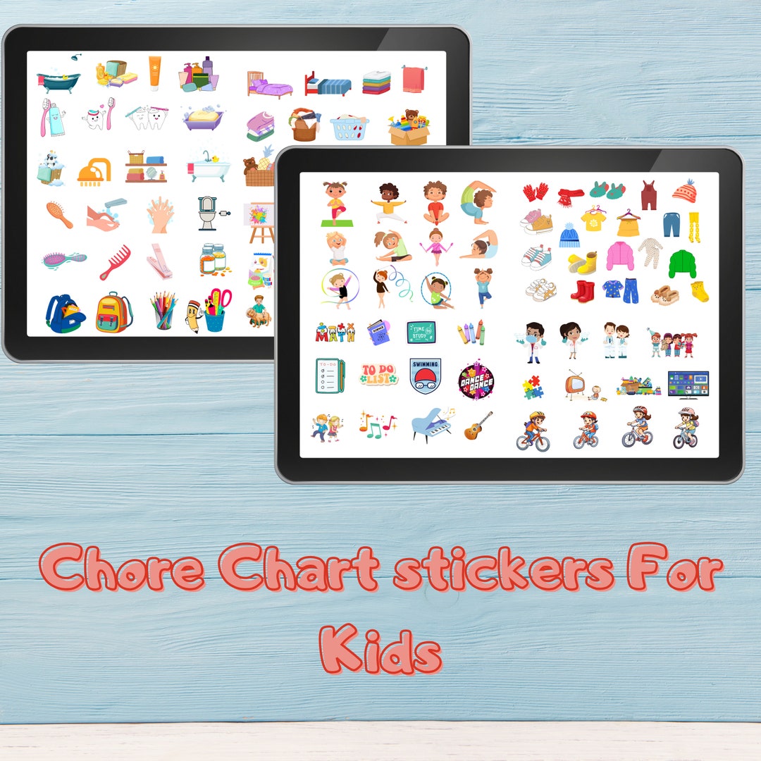 Montessori Daily Routine Planner Stickers, 520 Printable Sticker Bundle ...