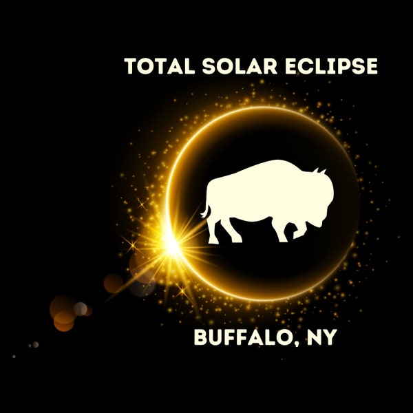 Eclipse solar de Nueva York Búfalo
