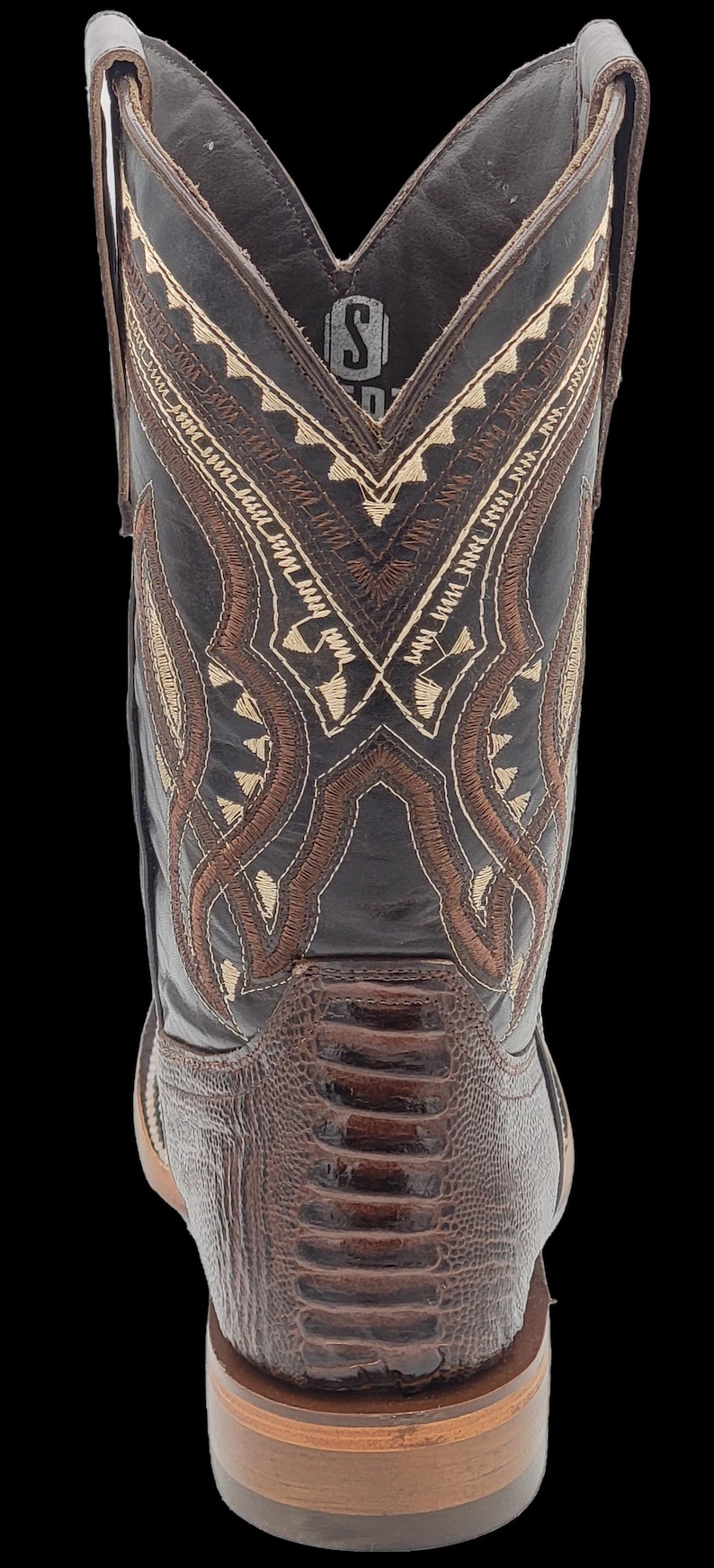 Silverton Men's Genuine Leather Austin Western Boots – Wide Square Toe, Honey, Handcrafted In Mexico
