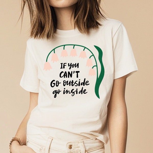 Retro Floral Tee with Inspirational Quote - Ideal Gift for Plant Lovers