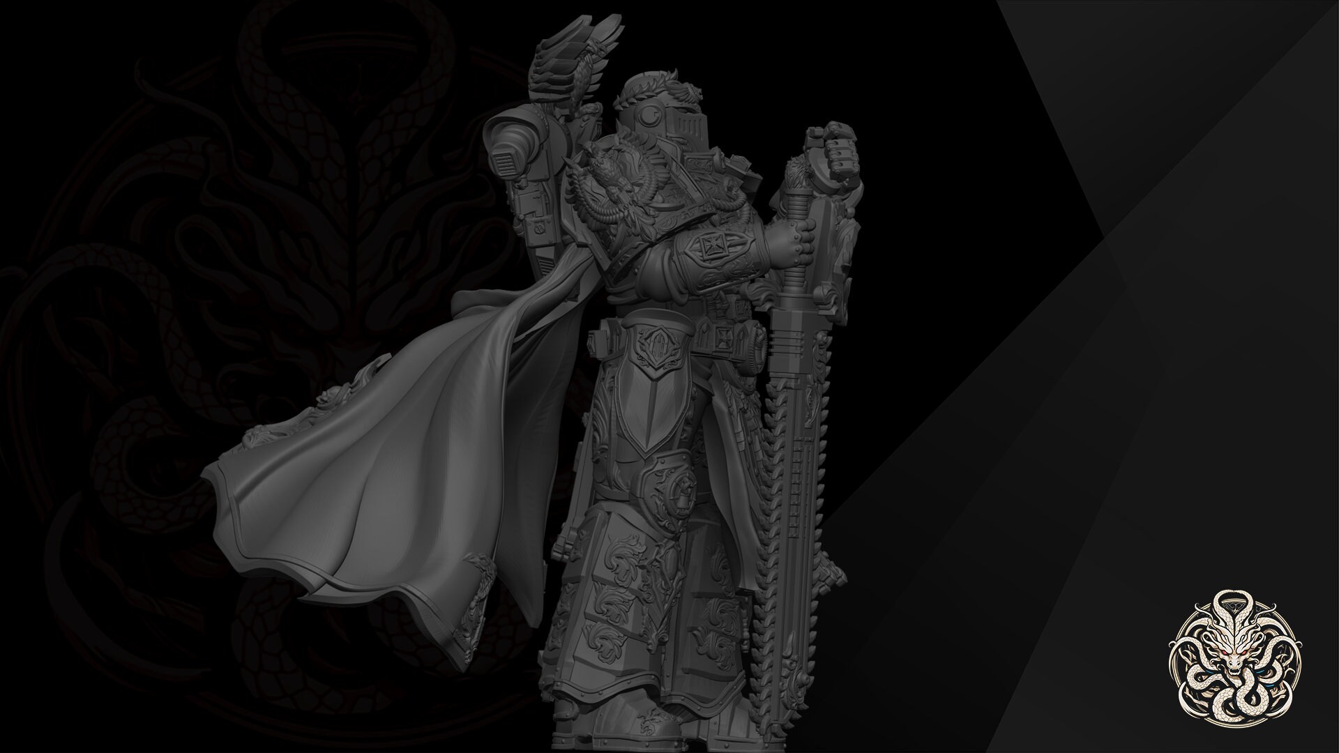 Resin Figure Stalwart Defender Etsy