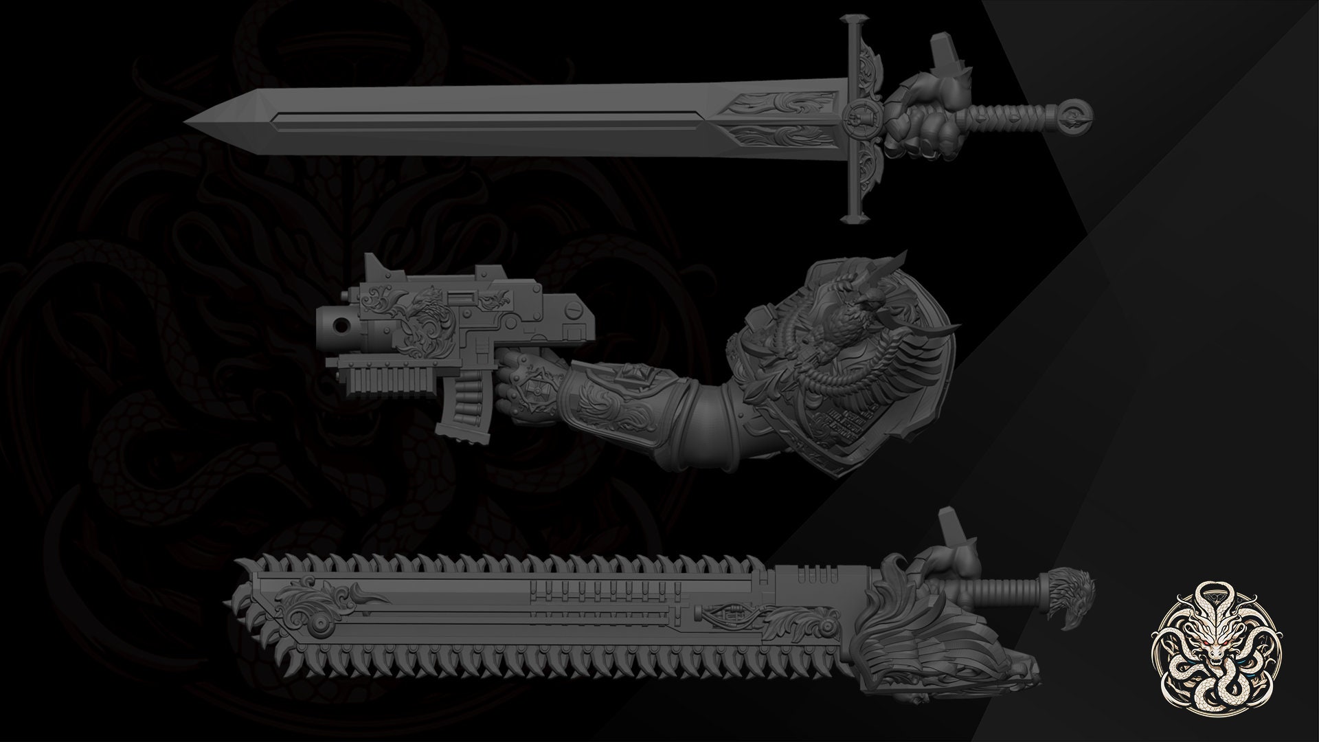 Resin Figure Stalwart Defender Etsy