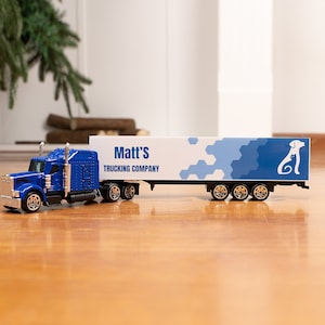 Kids Toy Truck, Toy With Name, Personalized Toy, Name on Truck, Customized Toy Truck, Personalized Truck, Toy Truck, Custom Child Gift