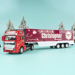 Christmas Gifts, Custom Boy Gift, Toy Truck, Toy With Name, Personalized Toy, Name on Truck, Customized Toy Truck, Personalized Toy Truck