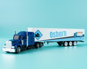 Personalized Toy Truck: Custom Name Gift for Boys