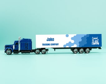 Personalized Toy Truck: Custom Name Gift for Boys