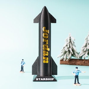 Rocket Toys, SpaceX Starship Model, Rocket Ornament, Perfect SpaceX Fan Gift, Birthday Gift, Christmas Gift