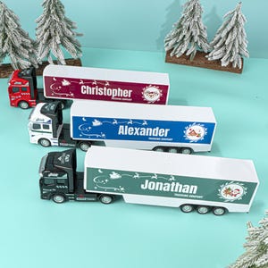 Personalized Toy Truck, Christmas Gifts, Custom Boy Gift, Toy Truck, Toy With Name, Personalized Toy, Name on Truck, Customized Toy Truck