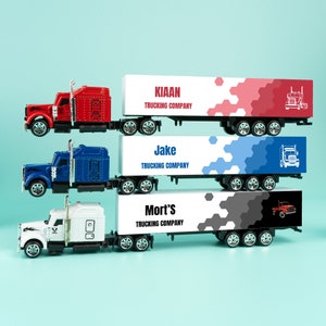 Personalized Toy Truck, Gifts for Boys, Custom Toy truck, Toy Truck with name, Baby Gifts, Birthday Gift for Kids, Toy Truck, Child Gift
