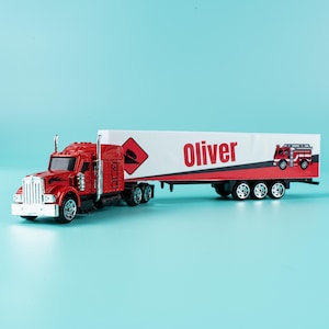 Custom Boy Gift, Toy Truck, Toy With Name, Personalized Toy, Name on Truck, Customized Toy Truck, Personalized Truck, Toy Truck, Child Gift