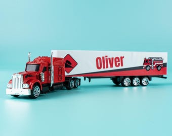 Personalized Toy Truck: Custom Name Gift for Boys