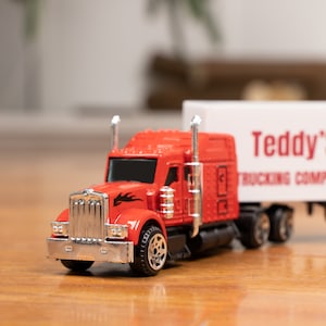 Kids Toy Truck, Toy With Name, Personalized Toy, Name on Truck, Customized Toy Truck, Personalized Truck, Toy Truck, Custom Child Gift