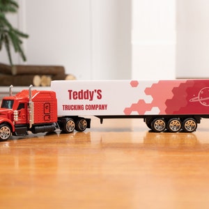 Toy Truck, Kids Toy With Name, Personalized Toy, Name on Truck, Customized Toy Truck, Personalized Truck, Toy Truck, Custom Child Gift