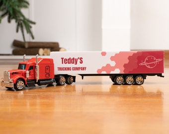 Kids Toy Truck, Toy With Name, Personalized Toy, Name on Truck, Customized Toy Truck, Personalized Truck, Toy Truck, Custom Child Gift
