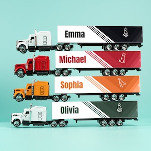 Personalized Toy Truck, Gifts for Boys, Custom Toy truck, Toy Truck with name, Baby Gifts, Birthday Gift for Kids, Toy Truck, Child Gift