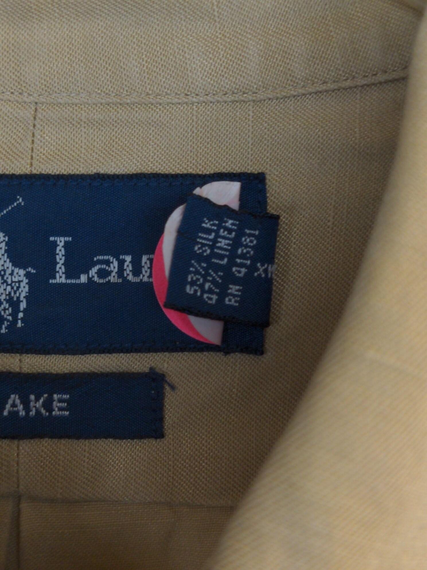 RALPH LAUREN 麻製エプロン ベージュ未使用タグ付き Vintage Polo Ralph Lauren Plaid Burgundy Zip Leather Boston