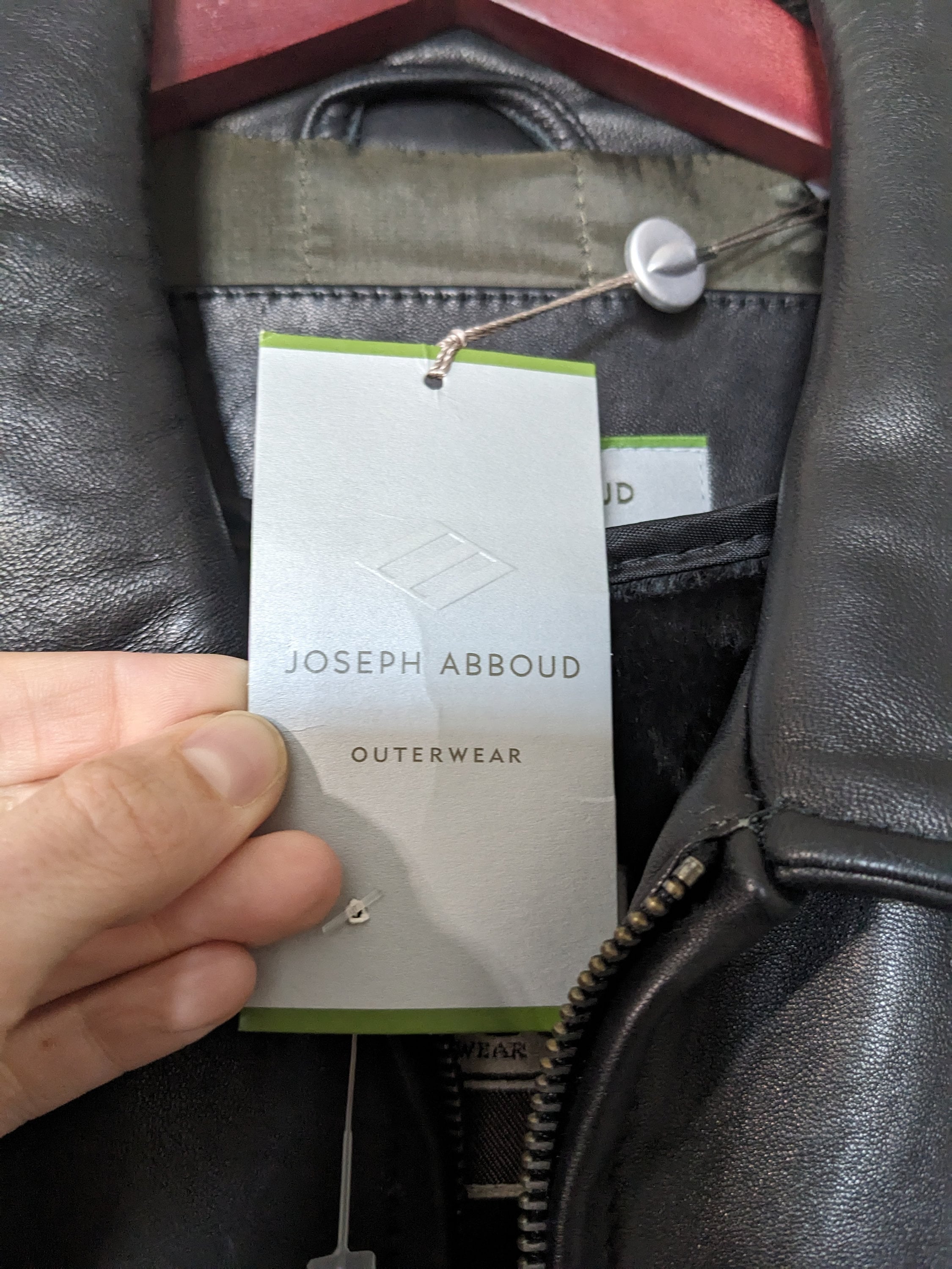 Men's Vintage Genuine Leather Jacket by Joseph Abboud Men's Vintage Genuine Leather Jacket by Joseph Abboud