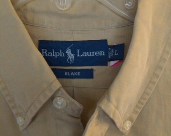 RALPH LAUREN 麻製エプロン ベージュ未使用タグ付き PC-LMA2__1.jpg