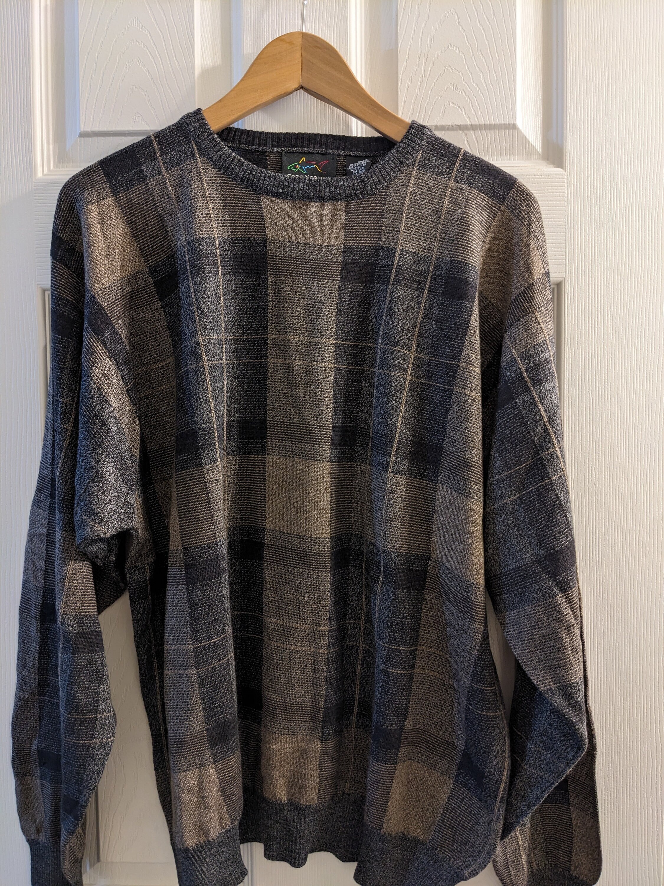 Vintage Greg Norman 100% Extra Fine Merino Wool Sweater Medium