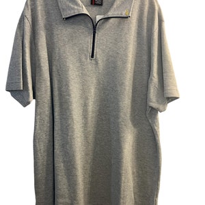 Vintage Ralph Lauren Sport Polo Shirt - Gray, Extra Large, Original Tags