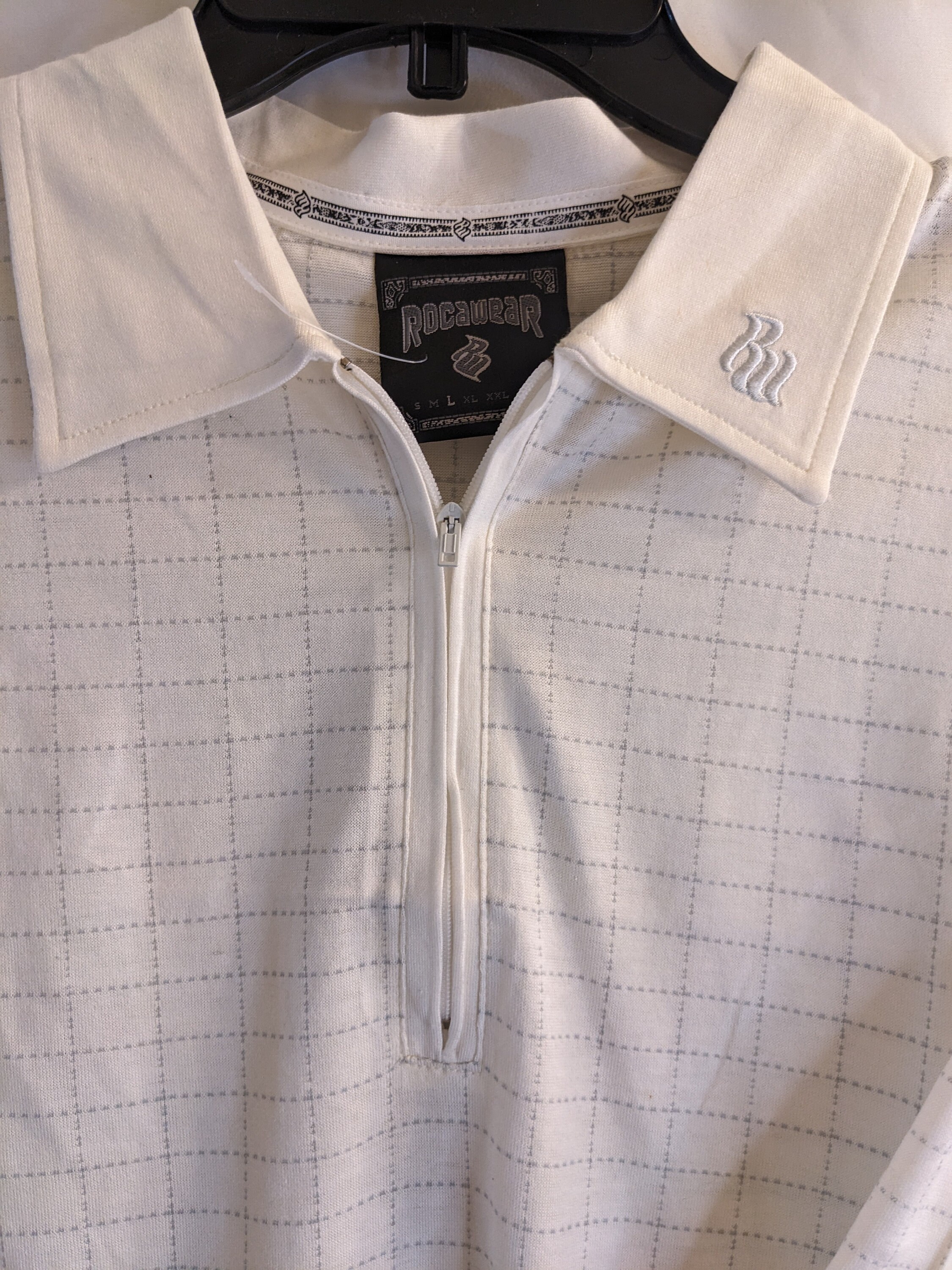Vintage Men's 1/4 Zip Urban Wear Polo by Rocawear - 90's