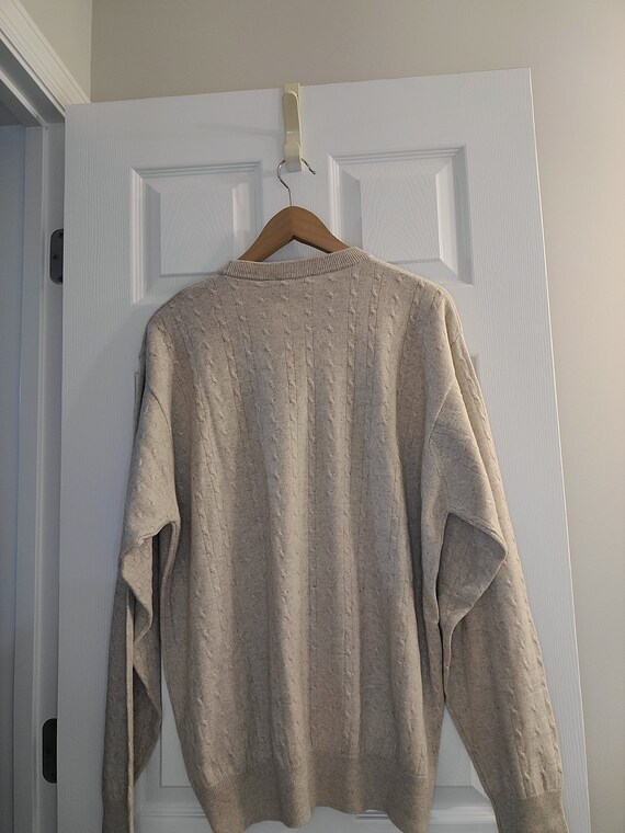 Vintage Enzo Mantovani Cashmere & Silk Blend Cable Knit Sweater