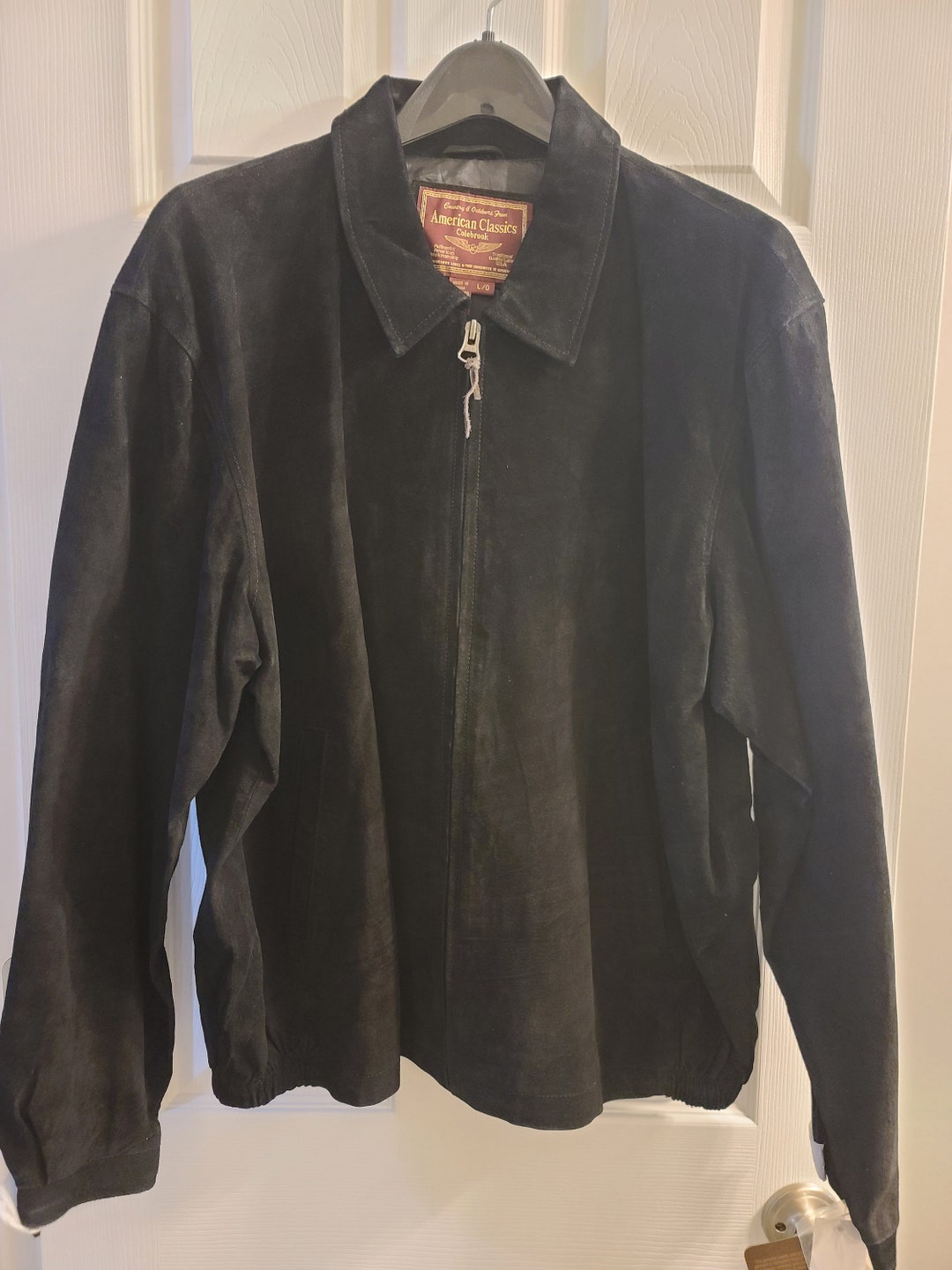 Vintage American Classic Colebrook Suede Bomber Jacket | Full Zip ...