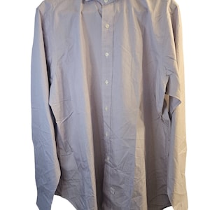 Vintage Micro-Checked Polo Ralph Lauren Button-Down - Classic Style, Size 16.5-36, Pastel Purple