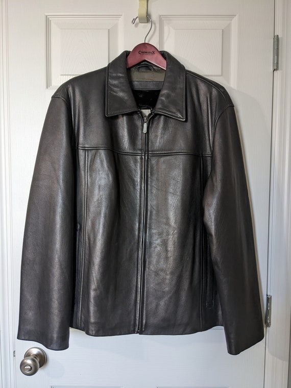Joseph abboud top leather jacket
