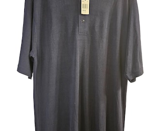 Vintage Jack Nicklaus 100% Silk Polo Shirt Size Medium