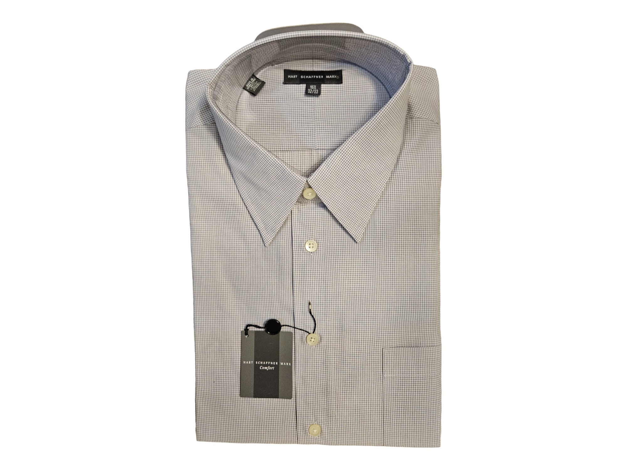 Vintage Hart Schaffner Marx Dress Shirt - Size 16.5-32/33 - Original Tags/Packaging Vintage Hart Schaffner Marx Dress Shirt - Size 16.5-32/33 - Original Tags/Packaging