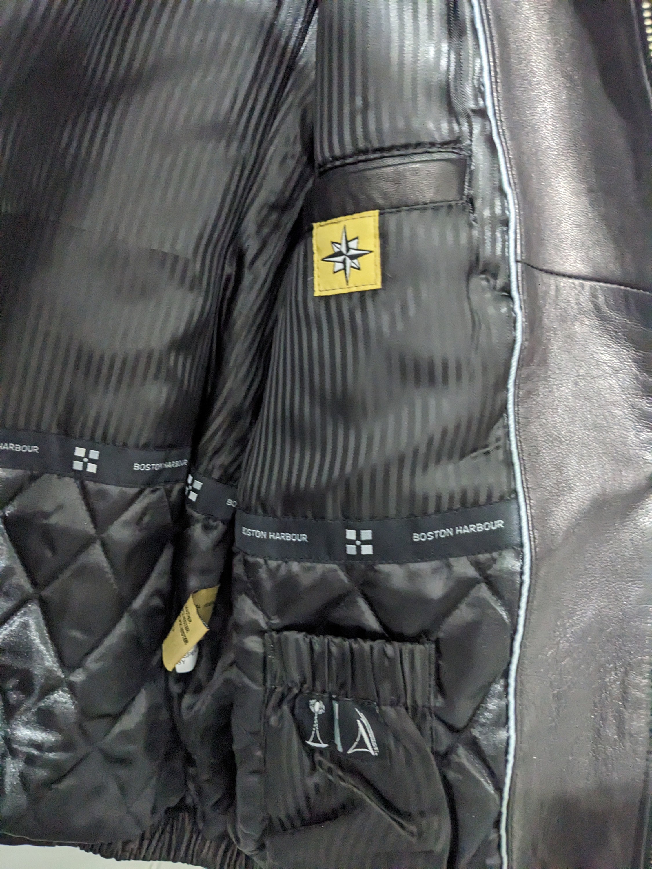 Boston harbour men's leather hotsell jacket costco