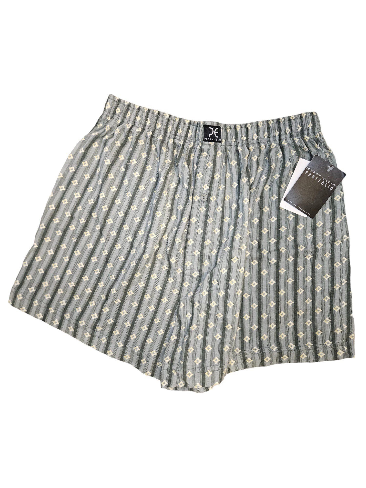 Vintage Perry Ellis Boxers shorts Size L With Tags Never Worn Etsy