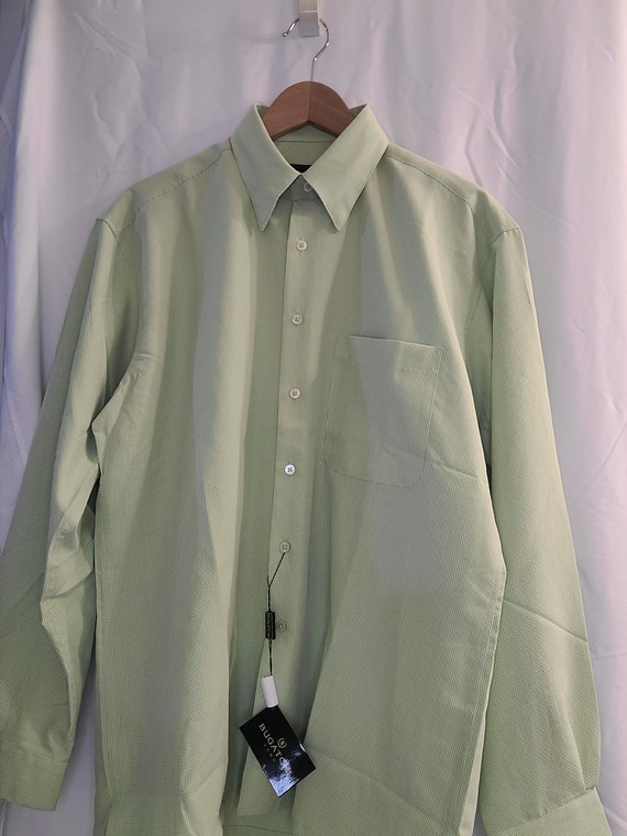 bugatchi dress shirts UOMO Men's Long Sleeve Classic Fit Striped Designer Shirt Size L It transitions easily from the office to after Bugatchi James OoohCotton Button-Up Shirt