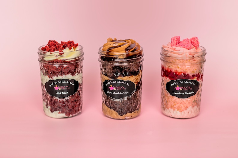 Large Cake Jars 3 Pack Etsy