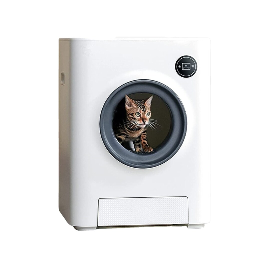 Automatic Pet Hair Drying Box Self Cleaning Cat Litter Box Etsy