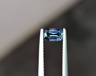 Teal Sapphire 0.62 CTS No Heat Madagascar - Certified